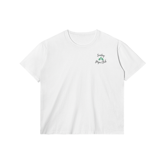 Sunday Yoga Club T-shirt - DuskClub - Front Side