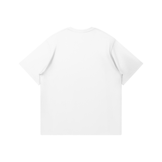 Aura T-shirt - White Version - DuskClub - Back Side