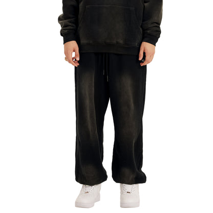 Vintage Black Jogger - DuskClub - Front Side