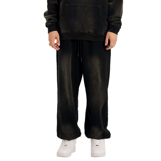 Vintage Black Jogger - DuskClub - Front Side