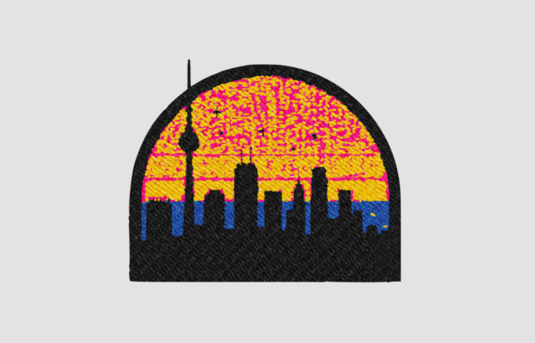 DuskClub City Embroidered Hoodie - DuskClub - Front Side