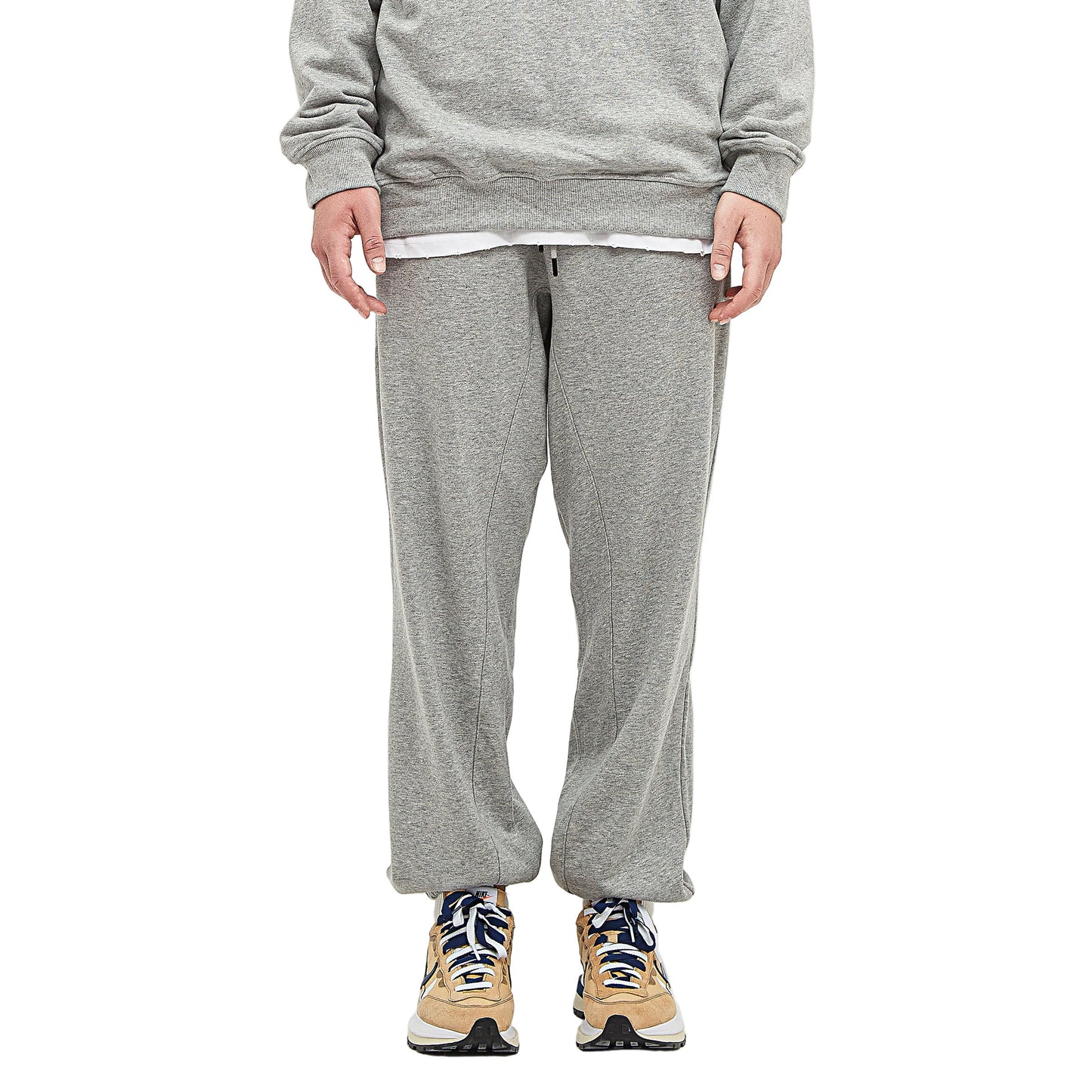 Baggy Gray Jogger - DuskClub - Front Side