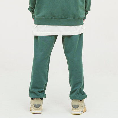 Baggy Green Jogger - DuskClub - Front Side