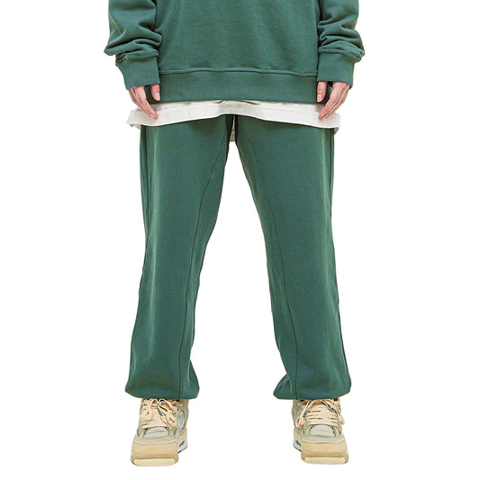 Baggy Green Jogger - DuskClub - Front Side
