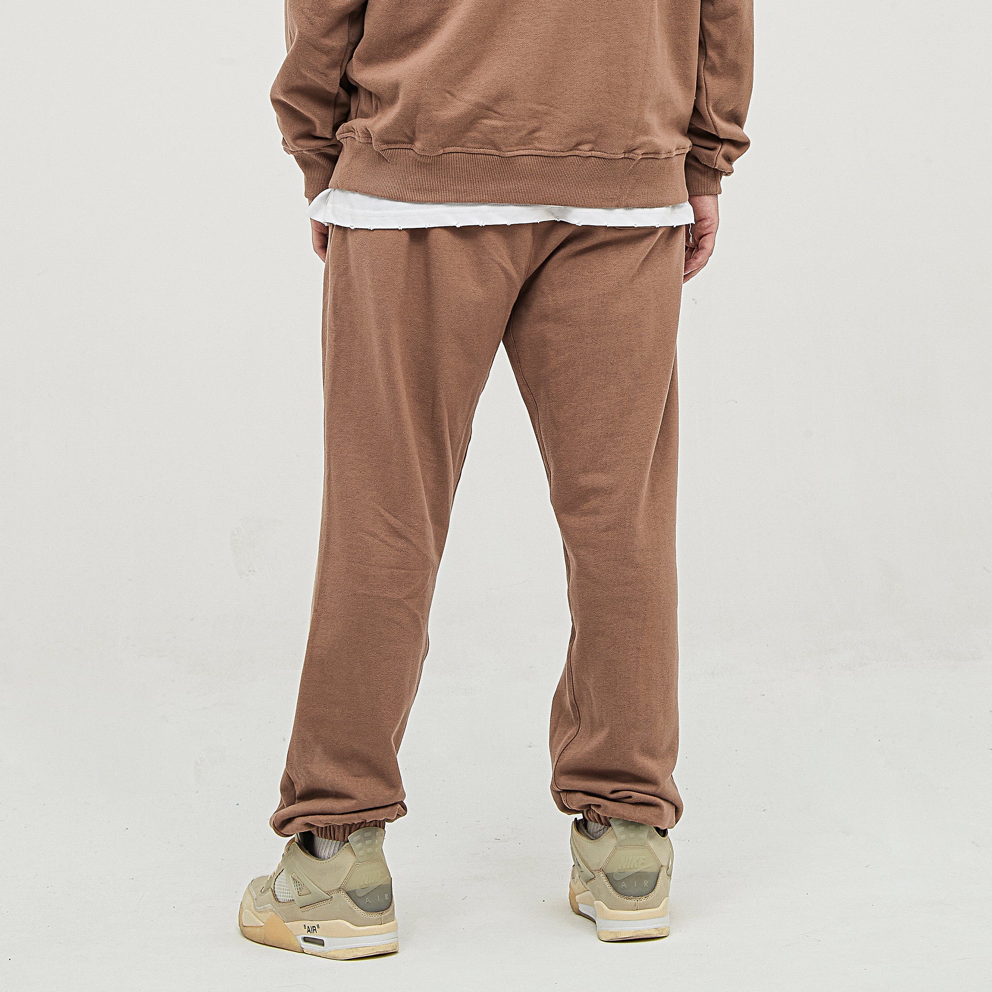 Baggy Brown Jogger - DuskClub - Back Side
