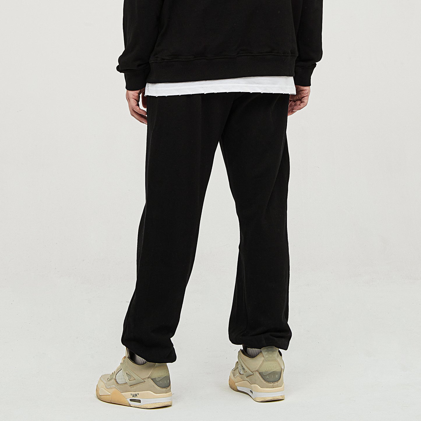 Baggy Black Jogger - DuskClub - Front Side