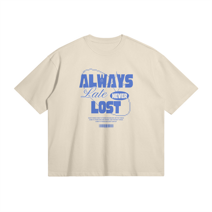 Always Late, Never Lost - Heavy Tee - DuskClub