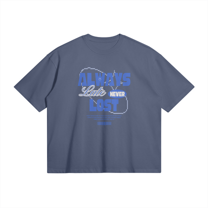 Always Late, Never Lost - Heavy Tee - DuskClub