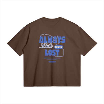 Always Late, Never Lost - Heavy Tee - DuskClub