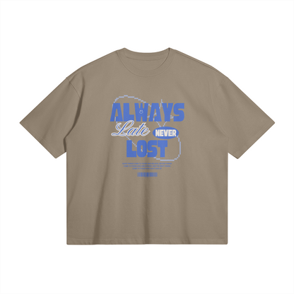 Always Late, Never Lost - Heavy Tee - DuskClub