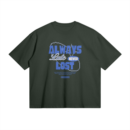 Always Late, Never Lost - Heavy Tee - DuskClub