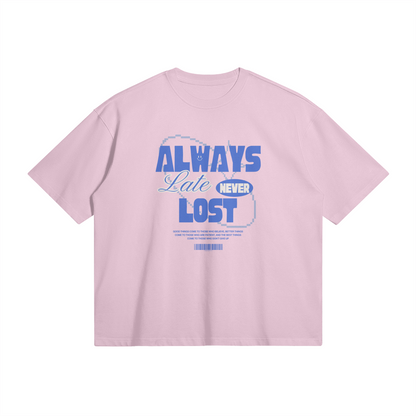 Always Late, Never Lost - Heavy Tee - DuskClub