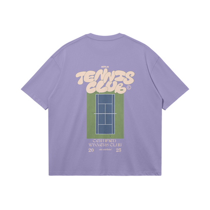 Tennis Club T-shirt - DuskClub  - Back Side