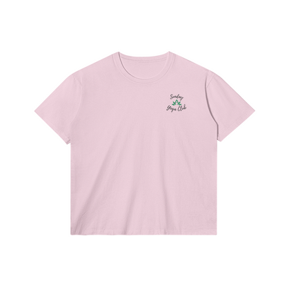 Sunday Yoga Club T-shirt - DuskClub - Front Side