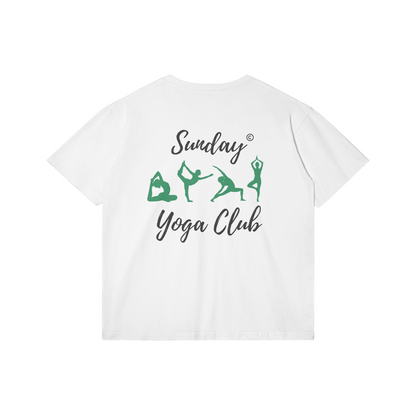 Sunday Yoga Club T-shirt - DuskClub - Back Side