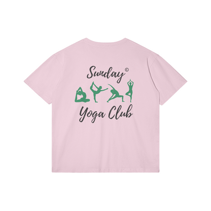 Sunday Yoga Club T-shirt - DuskClub - Back Side