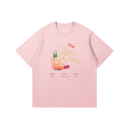 Tequila Sunrise T-shirt - DuskClub - Front Side