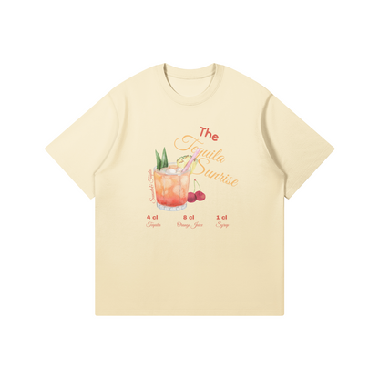 Tequila Sunrise T-shirt - DuskClub - Front Side