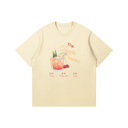 Tequila Sunrise T-shirt - DuskClub - Front Side