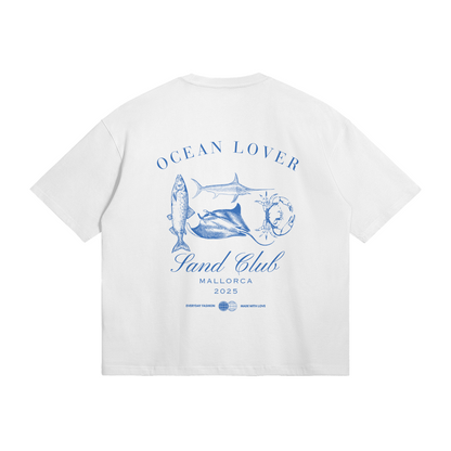 Ocean Lover - Oversized T-shirt - DuskClub - Back Side