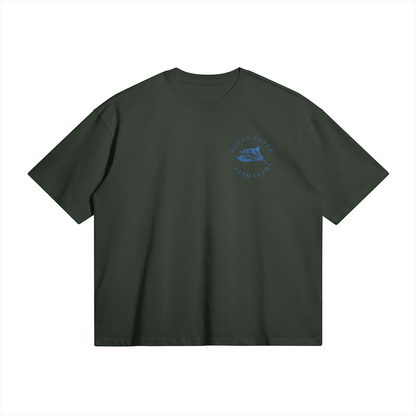 Ocean Lover - Oversized T-shirt - DuskClub - Front Side