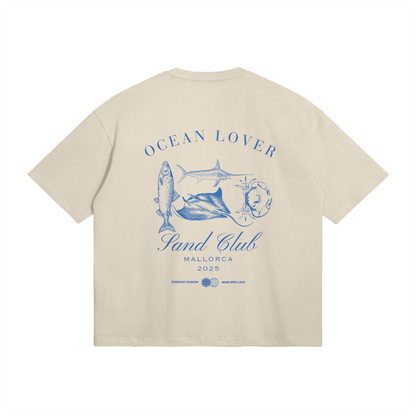 Ocean Lover - Oversized T-shirt - DuskClub - Back Side