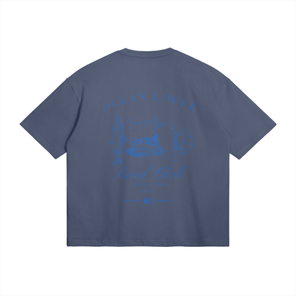 Ocean Lover - Oversized T-shirt - DuskClub - Back Side