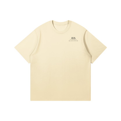 Just Live Your Life T-Shirt - DuskClub - Front Side