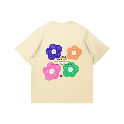 Just Live Your Life T-Shirt - DuskClub - Back Side