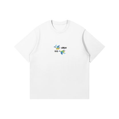 Great T*ts - Gesticktes T-Shirt - DuskClub - Front Side