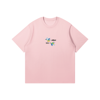 Great T*ts - Gesticktes T-Shirt - DuskClub - Front Side