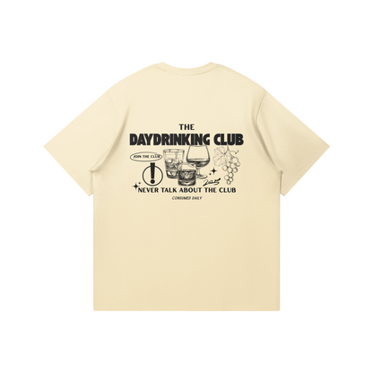 Daydrinking T-Shirt - Backprint - DuskClub - Back Side