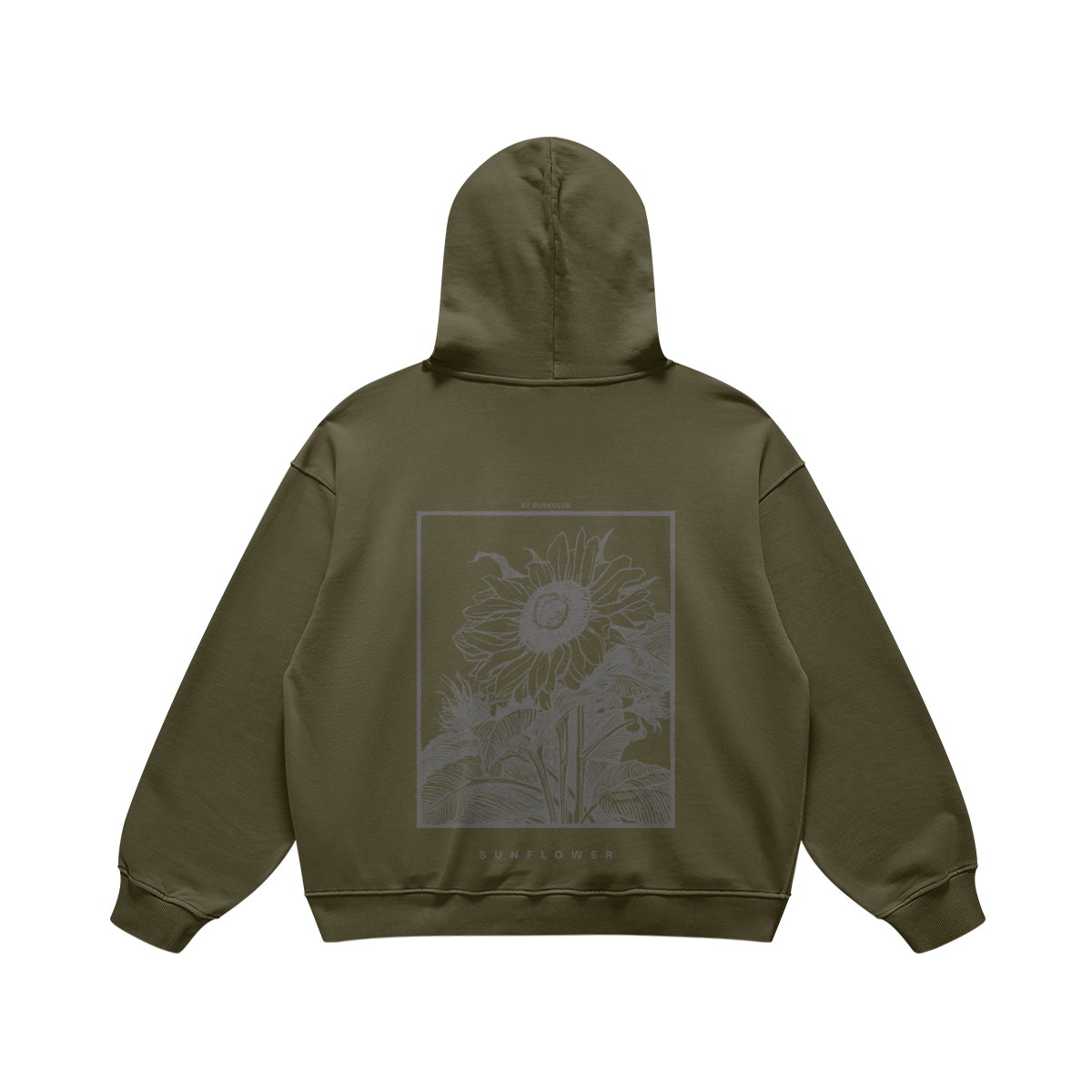 Sunflower Hoodie - DuskClub - Back Side