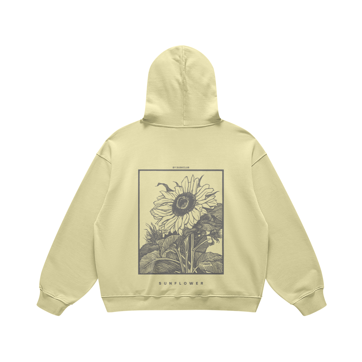 Sunflower Hoodie - DuskClub - Back Side