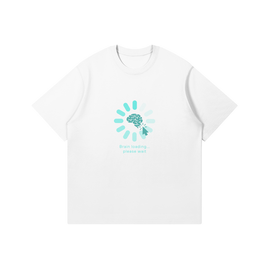 Brain Loading T-Shirt - DuskClub - Front Side