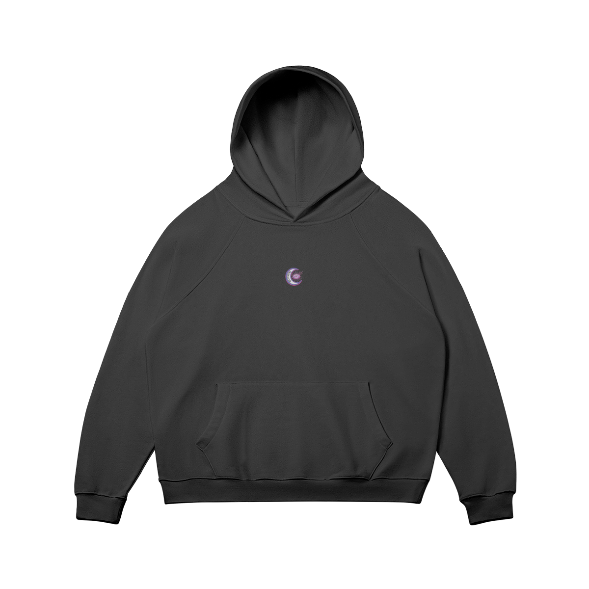 DuskClub Eye Embroidered Hoodie - DuskClub - Front Side