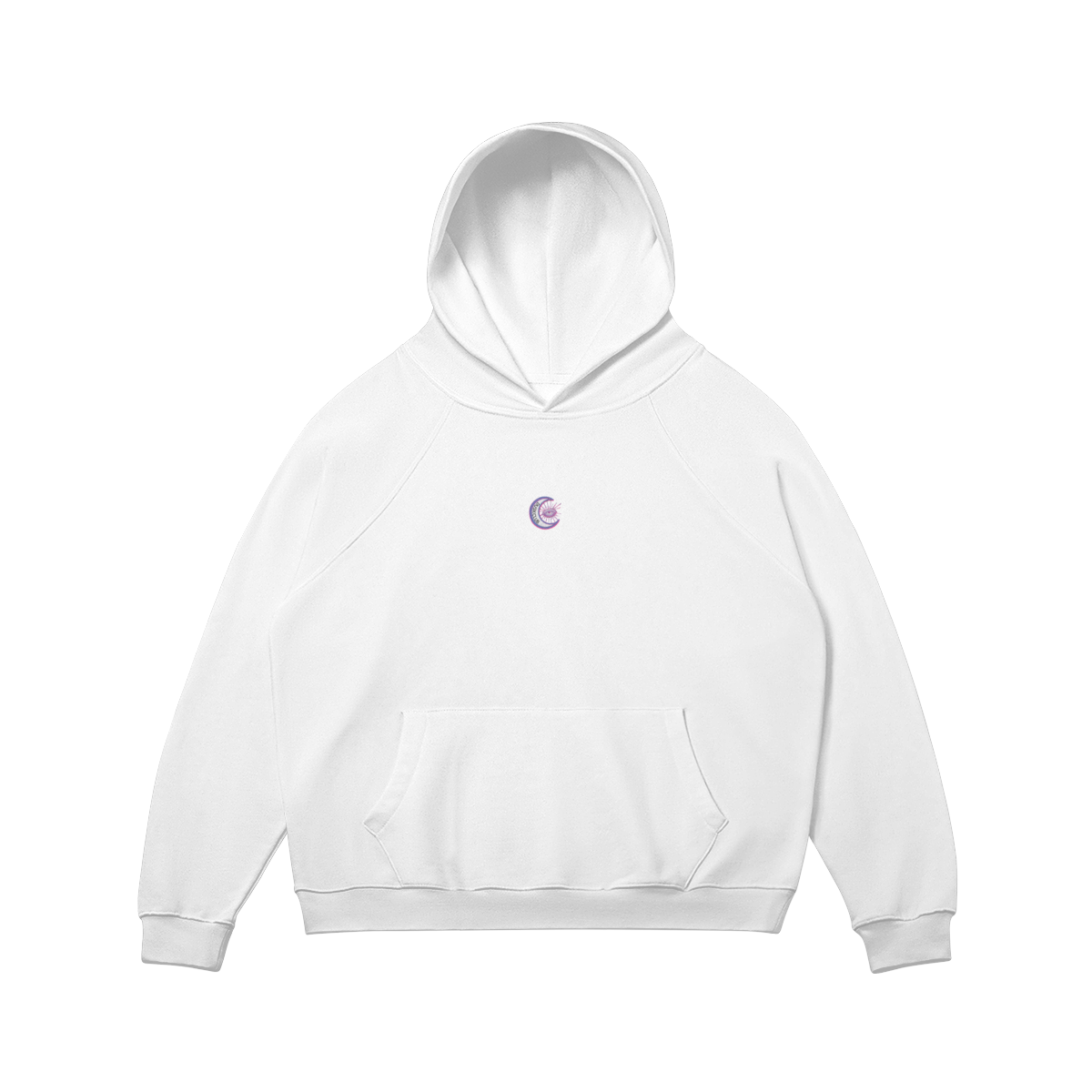 DuskClub Eye Embroidered Hoodie - DuskClub - Front Side