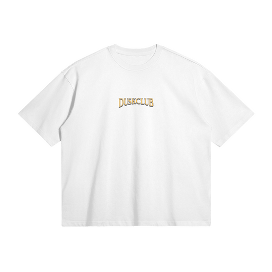 Papaya Boxy T-Shirt - DuskClub - Front Side