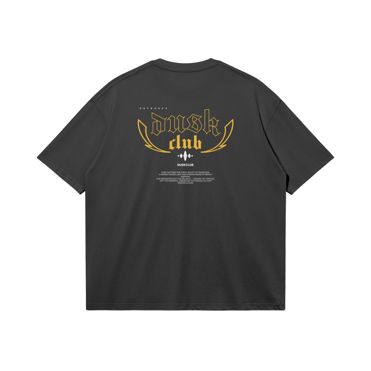 Gothic Dusk T-Shirt - DuskClub - Back Side