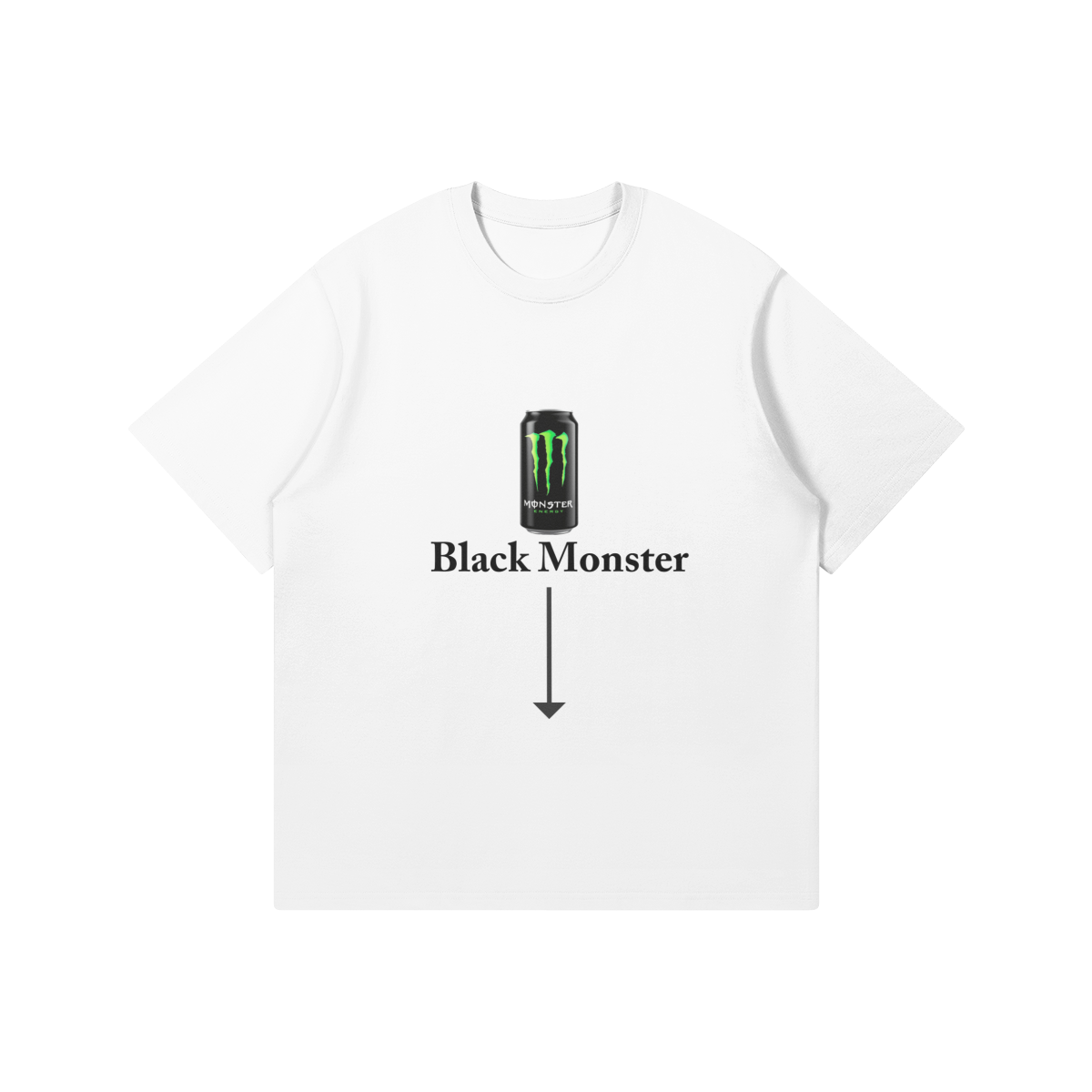 Black Monster T-Shirt - DuskClub - Front Side