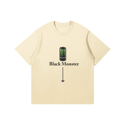 Black Monster T-Shirt - DuskClub - Front Side