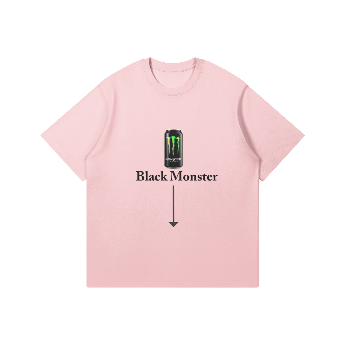 Black Monster T-Shirt - DuskClub - Front Side