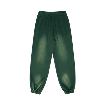 Vintage Green Jogger - DuskClub - Back Side