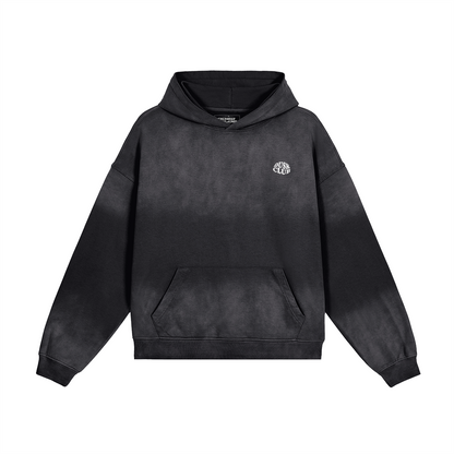 Reach For The Stars Sun-Faded Hoodie - DuskClub - Front Side