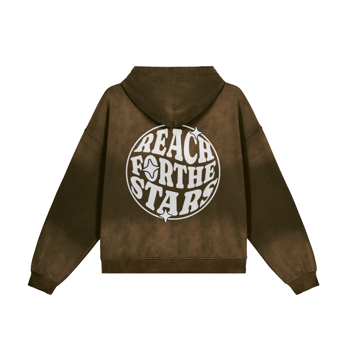 Reach For The Stars Sun-Faded Hoodie - DuskClub - Back Side