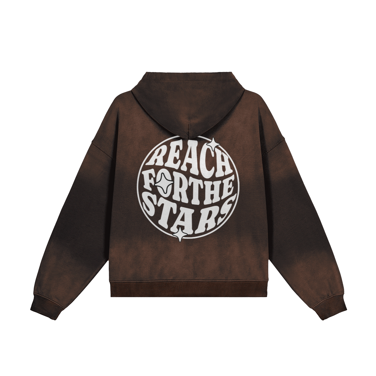 Reach For The Stars Sun-Faded Hoodie - DuskClub - Back Side