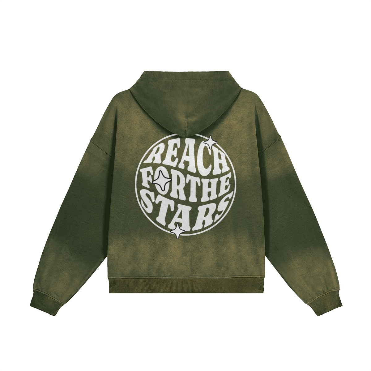 Reach For The Stars Sun-Faded Hoodie - DuskClub - Back Side