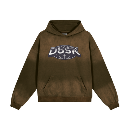 Dusk Sun-Faded Hoodie - DuskClub - Front Side