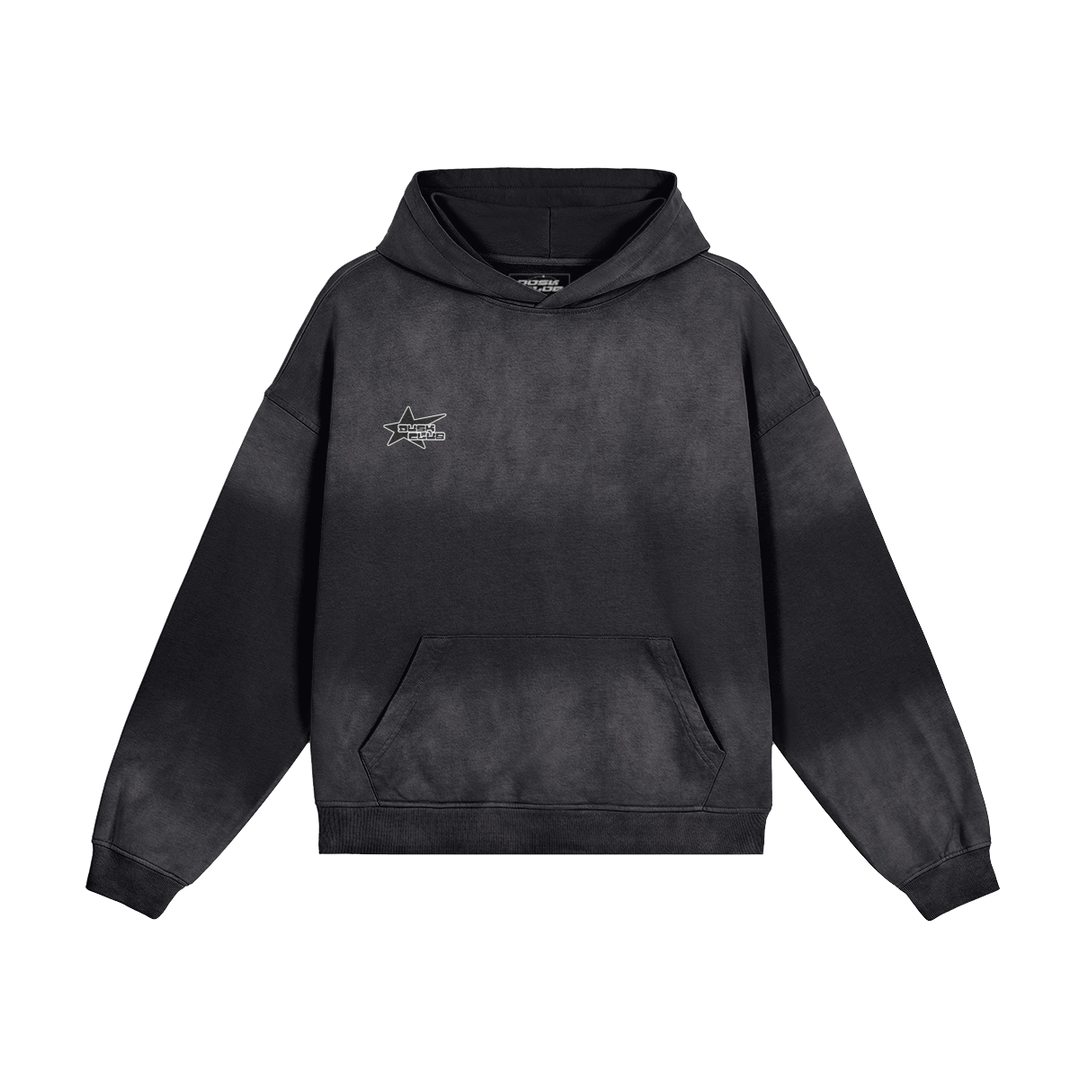 Star Dusk Sun-Faded Hoodie - DuskClub - Front Side