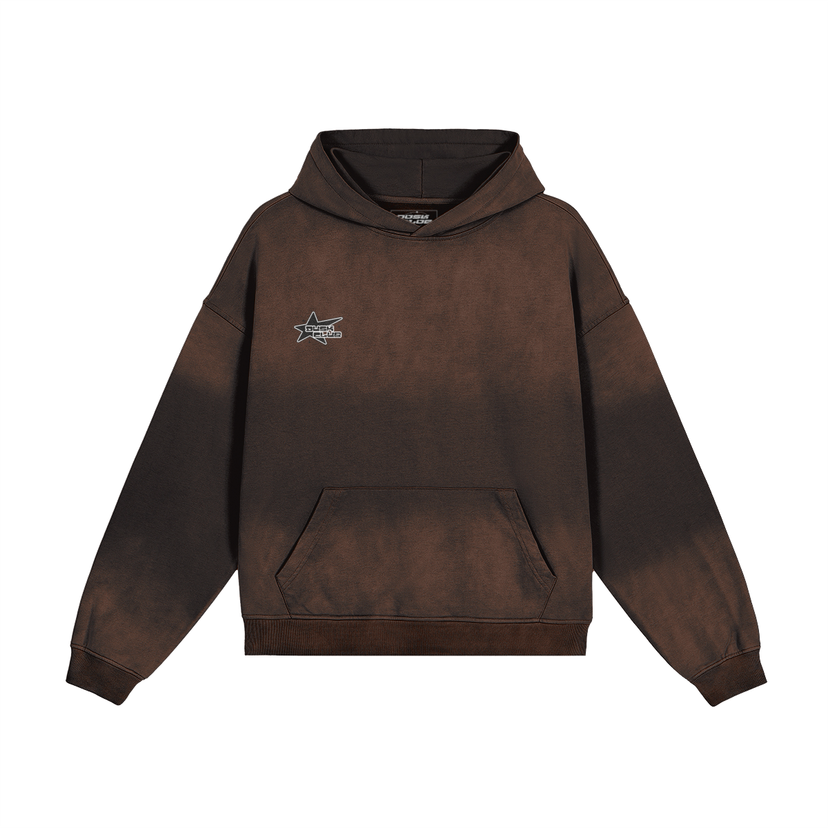 Star Dusk Sun-Faded Hoodie - DuskClub - Front Side